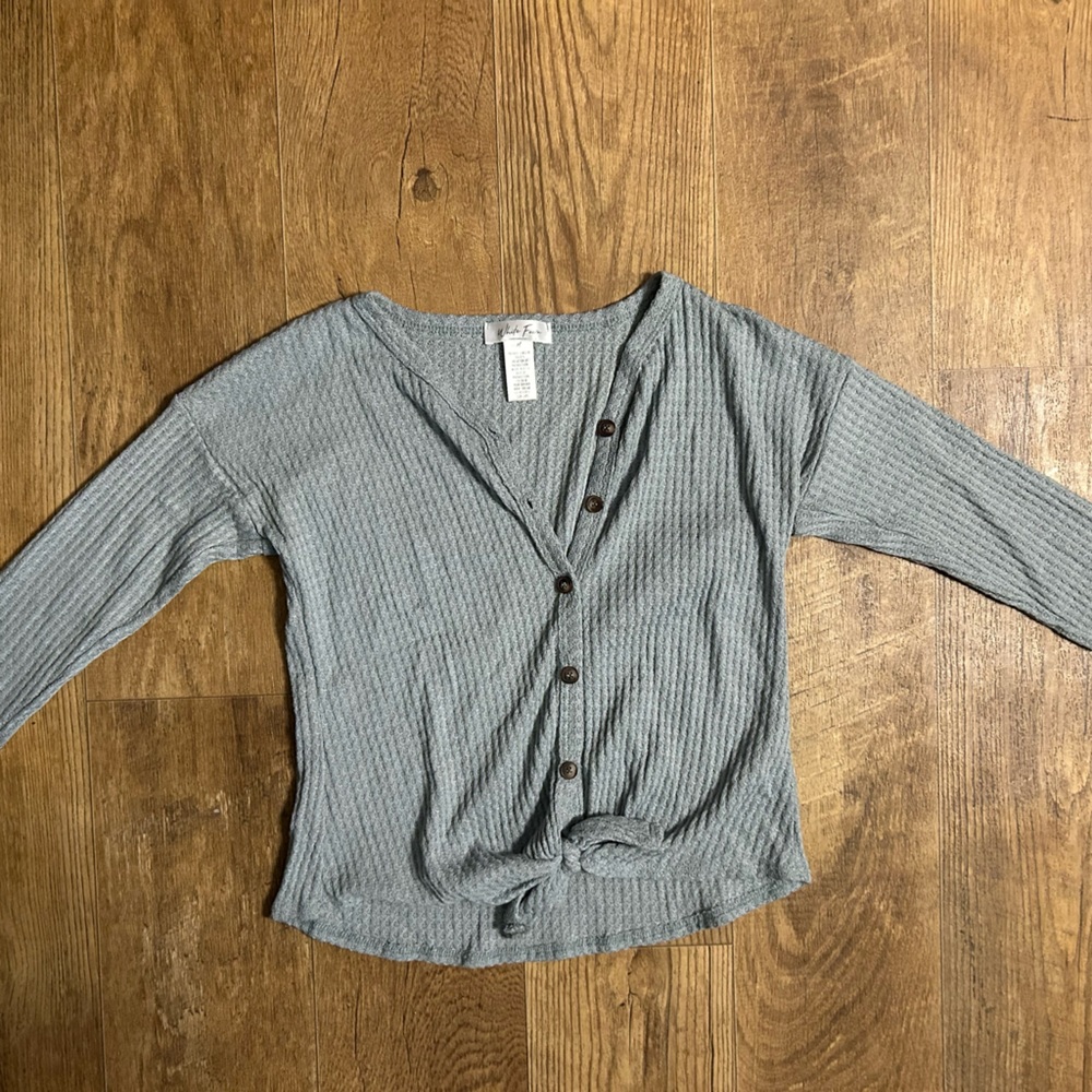 Long Sleeve White Fawn
